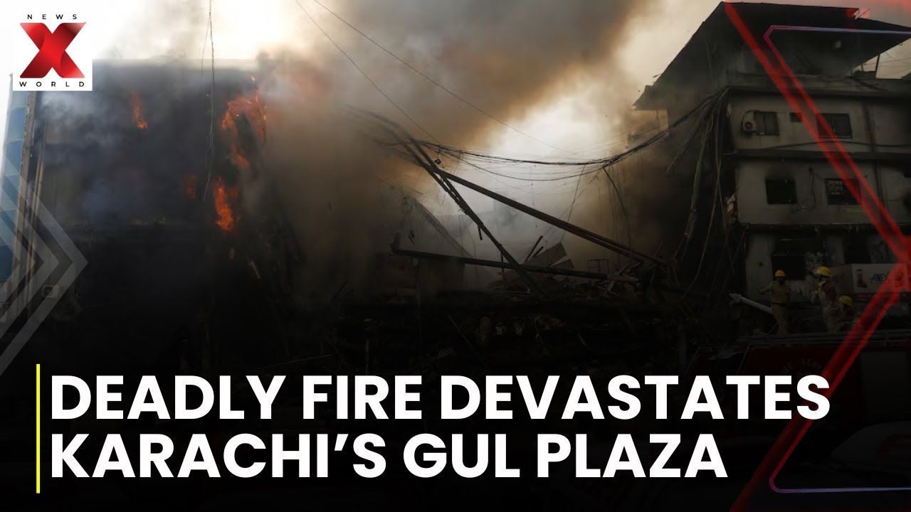 Karachi mall fire: Rescue teams search for victims | NewsX World