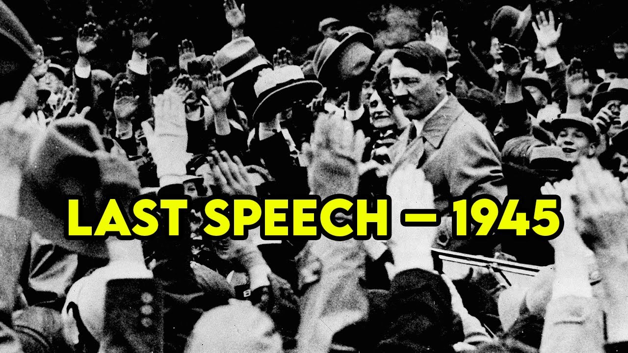 Hitler&rsquo;s Final Public Address from His Berlin Bunker (January 30, 1945)