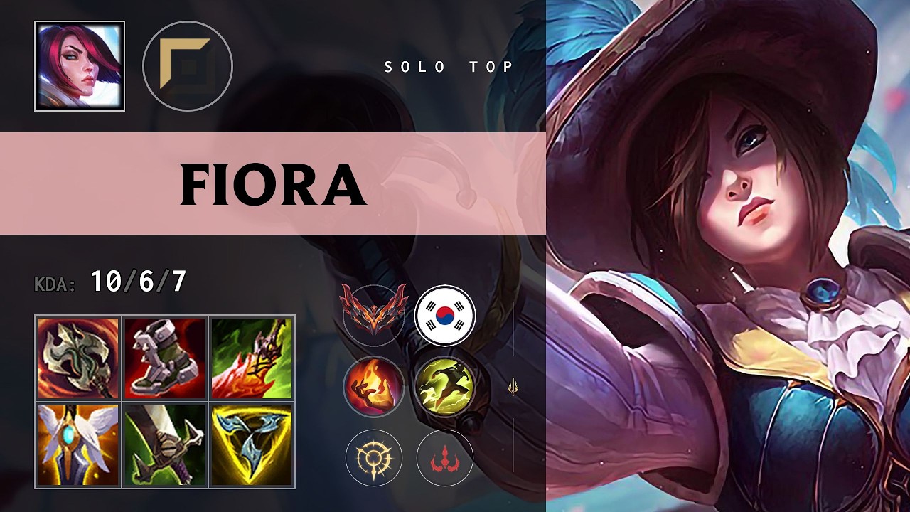 Fiora Top vs Ambessa - KR Grandmaster Patch 26.17