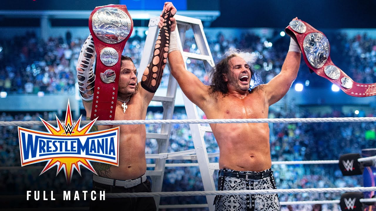 ПОЛНЫЙ МАТЧ: Fatal Four-Way Raw Tag Team Title Ladder Match: WrestleMania 33