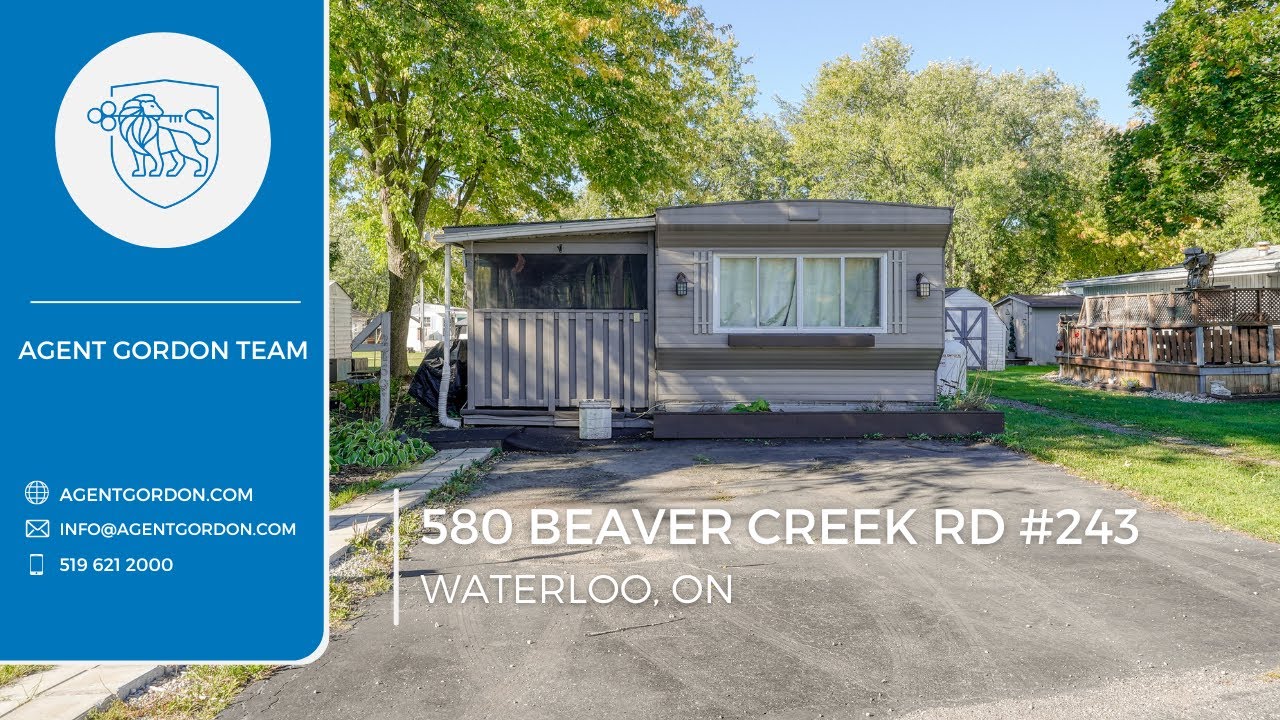 Waterloo Real Estate | 580 Beaver Creek Rd #243 | Agent Gordon Team
