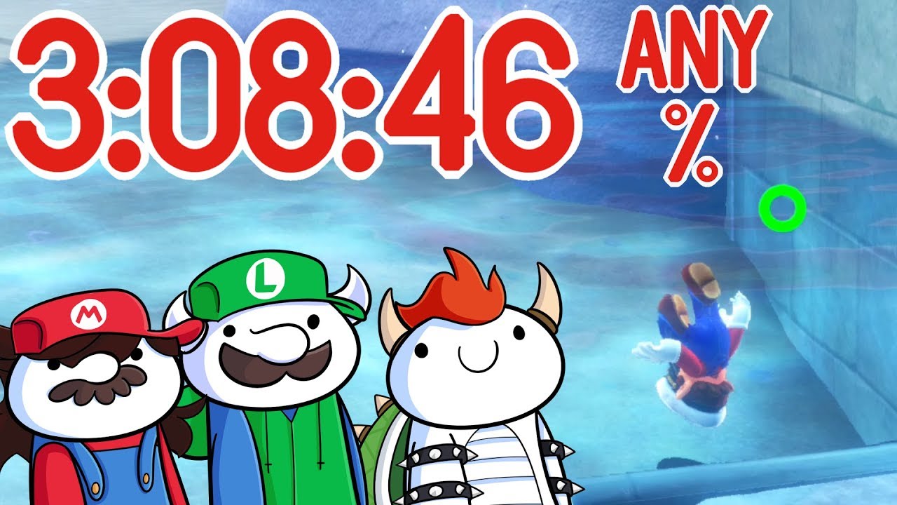 Super Mario Odyssey Speedrun w/JaidenAnimations & SomeThingElseYT