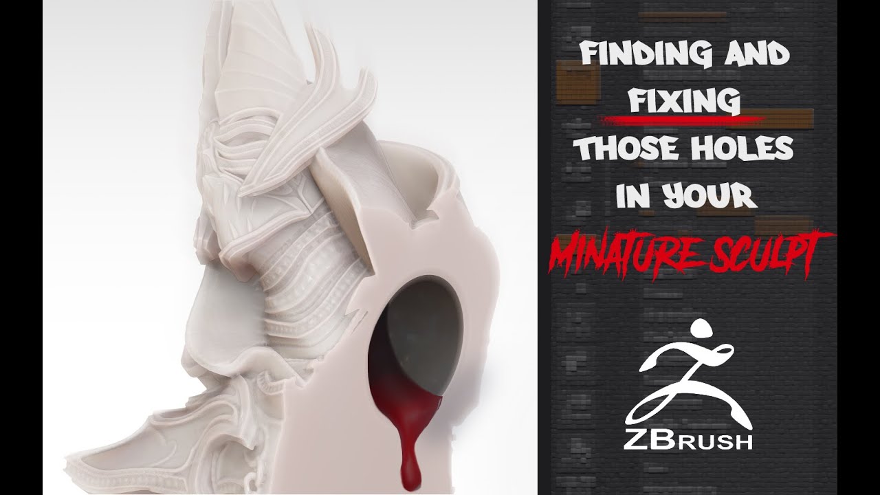 Finding and Fixing Those Holes in your Miniature Sculpt
