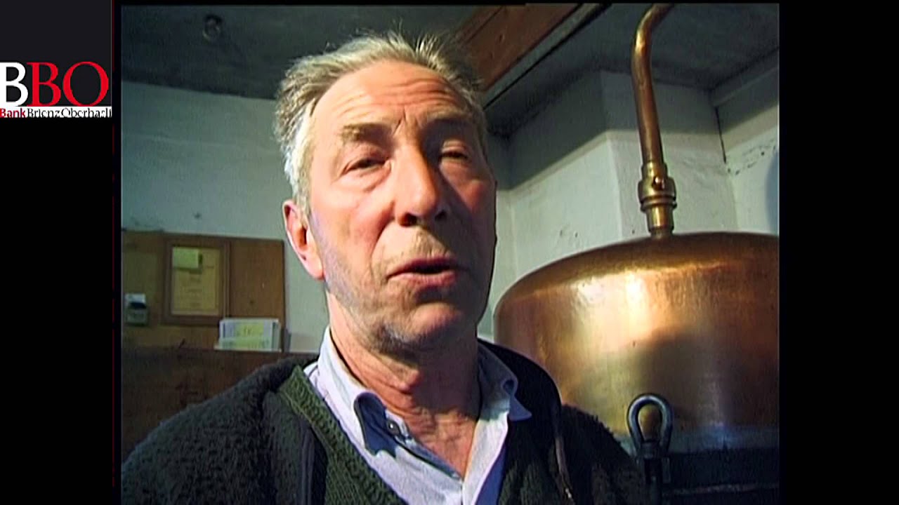 Schnapsbrennen bei Werner Amacher 1999