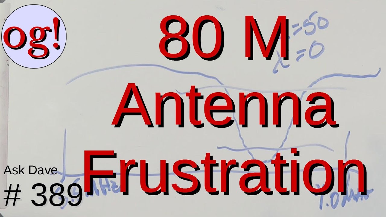 80M Antenna Frustration! (#389)