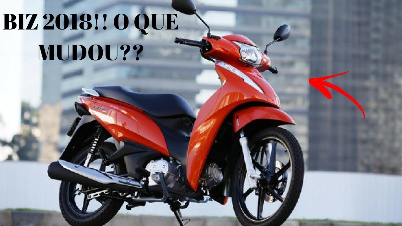 HONDA BIZ 2018. O QUE MUDOU! IMPRESS&Otilde;ES SOBRE A MOTO!