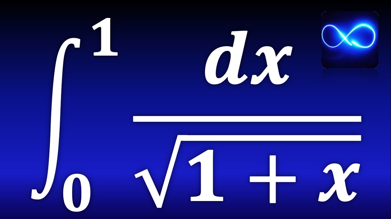 Integral definida con raíz cuadrada de x+1 en el denominador