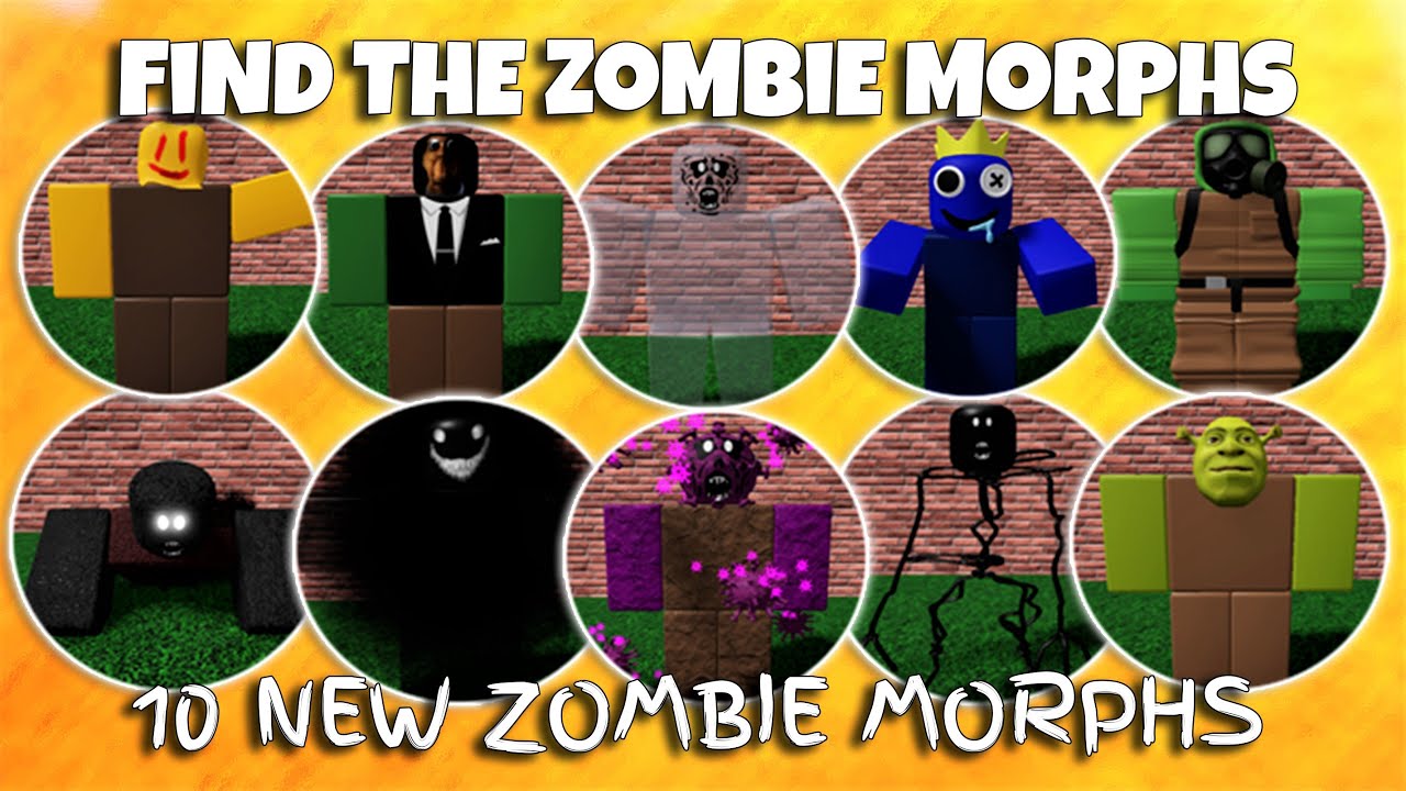 ROBLOX - Find The Zombie Morphs - 10 NEW Zombie Morphs