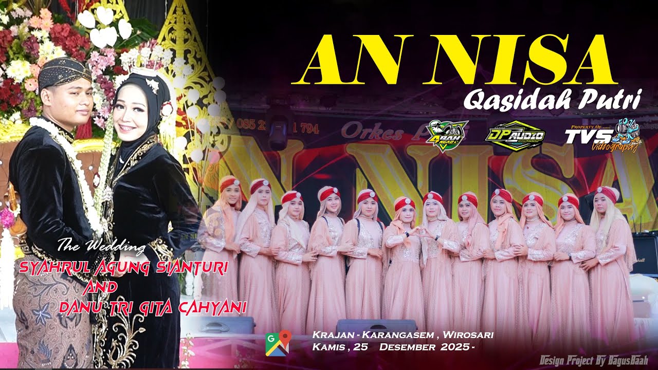 LIVE ANNISA QOSIDAH // Wedding SIANTURI & GITA CAHYANI - 25 Des 2025 // D P AUDIO - TVS RECORD