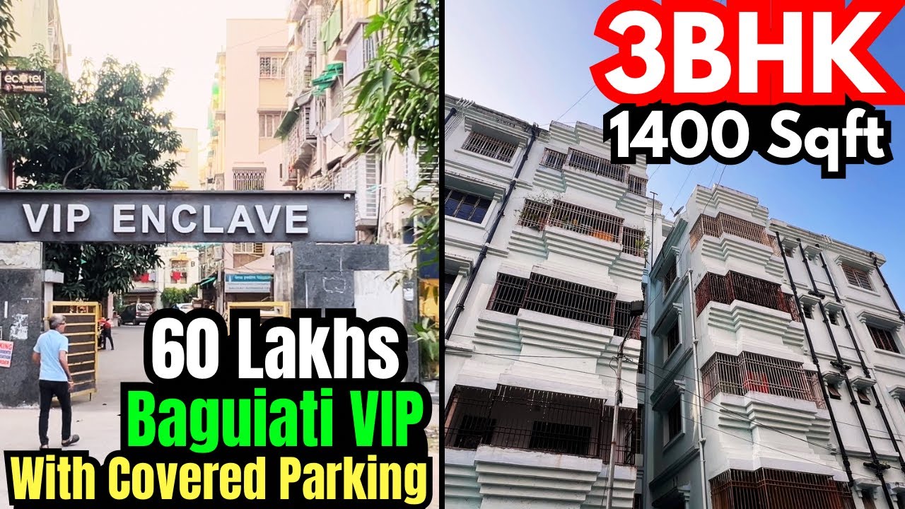 VIP Enclave - 3BHK, 1400 Sqft Flat For Sale In VIP Rd Baguiati