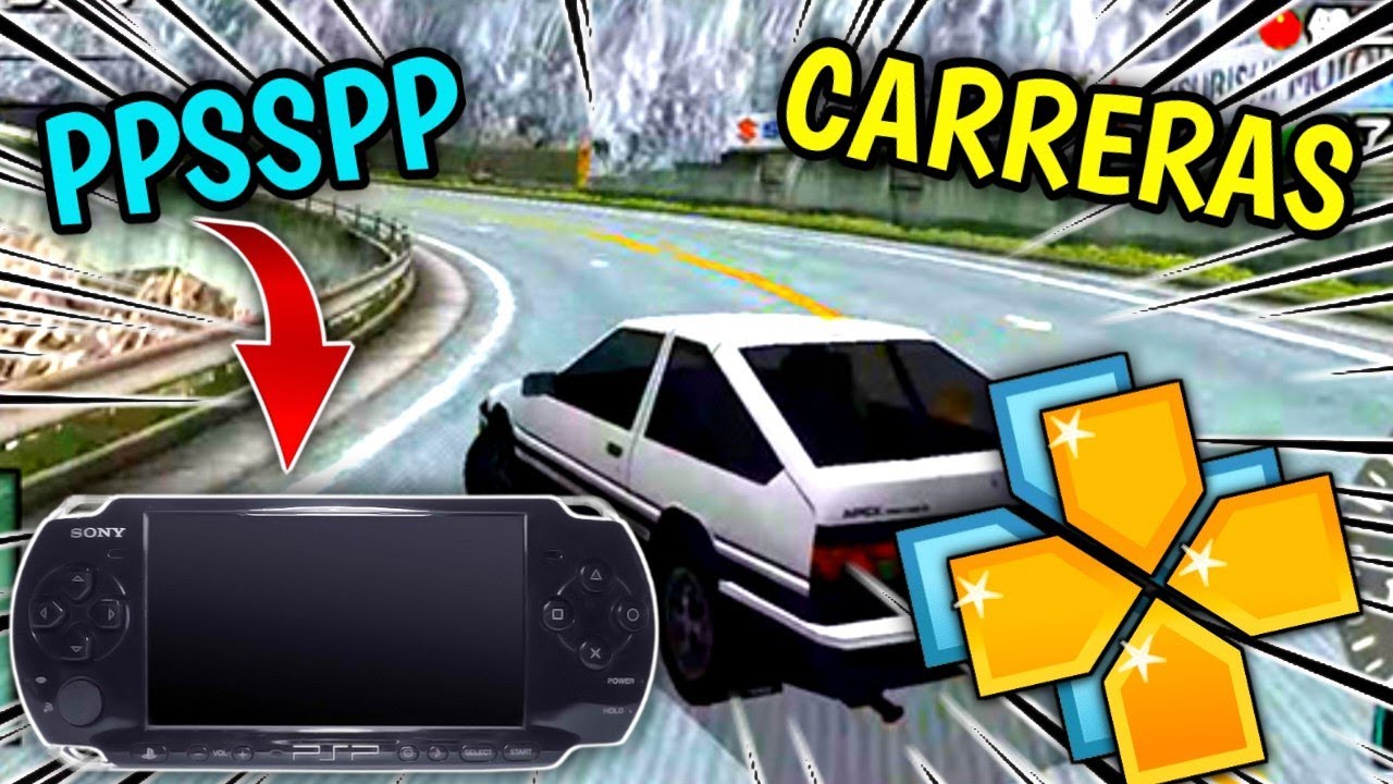 🎮Top 5 JUEGOS De CARRERAS Para El EMULADOR PPSSPP En ANDROID👍
