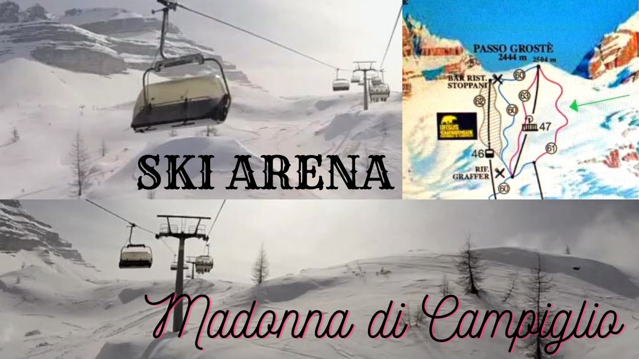 MADONNA DI CAMPIGLIO - PISTE 61 (Passo Groste) - video resolution 1080/60