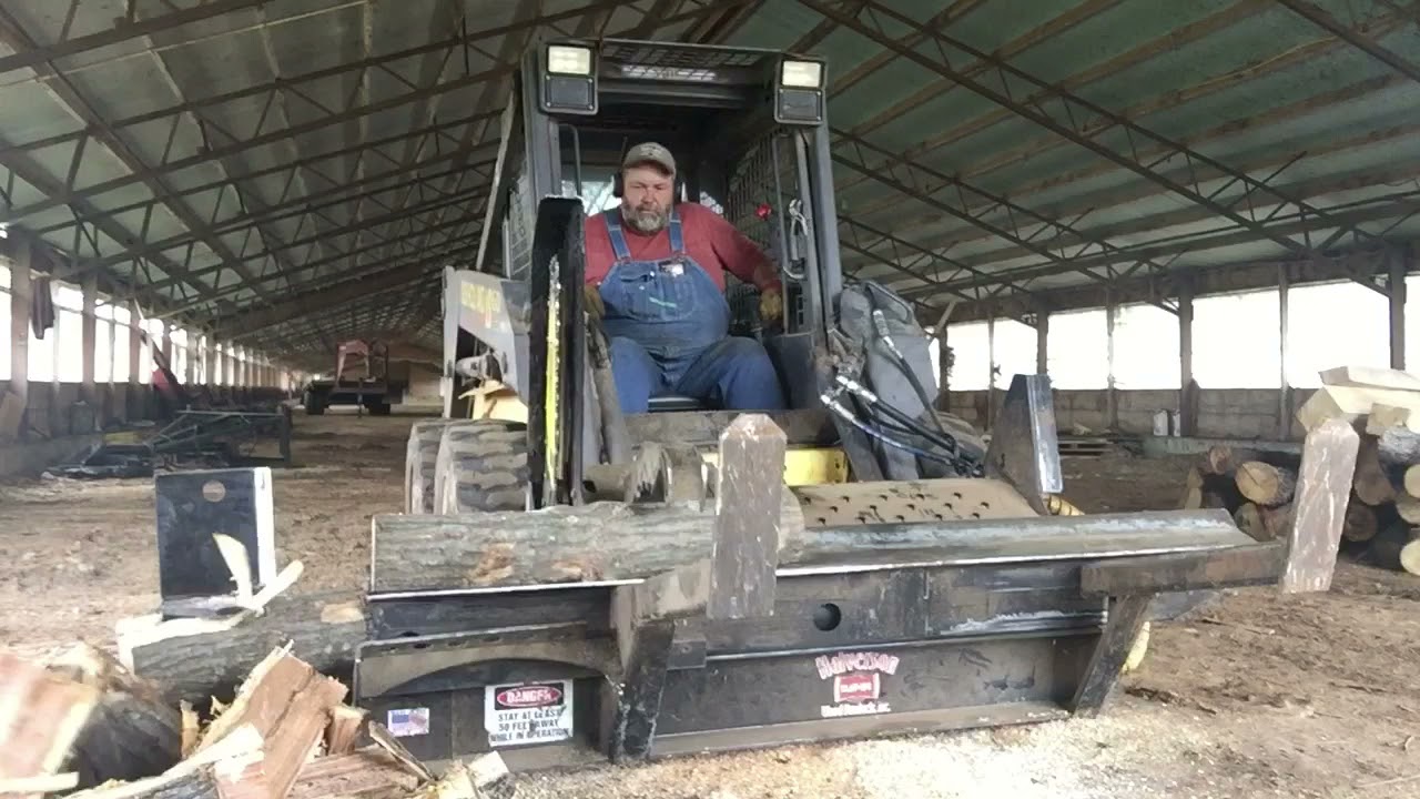 Speedy wood cutting with a Halverson hp120