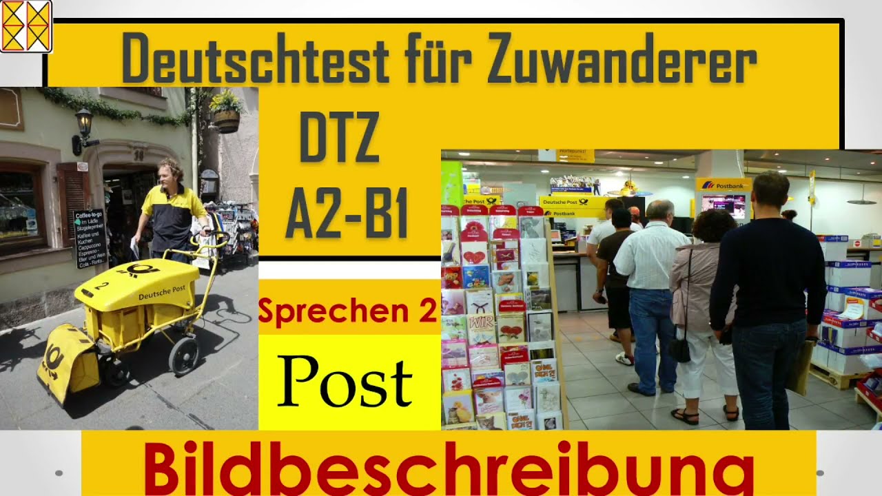 DTZ / B1 | Sprechen 2 Bildbeschreibung | Post