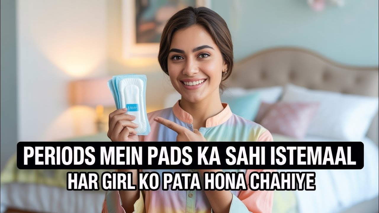 Periods Mein Pads Ka Sahi Istemaal | Har Girl Ko Pata Hona Chahiye | AIvlogwithsob 