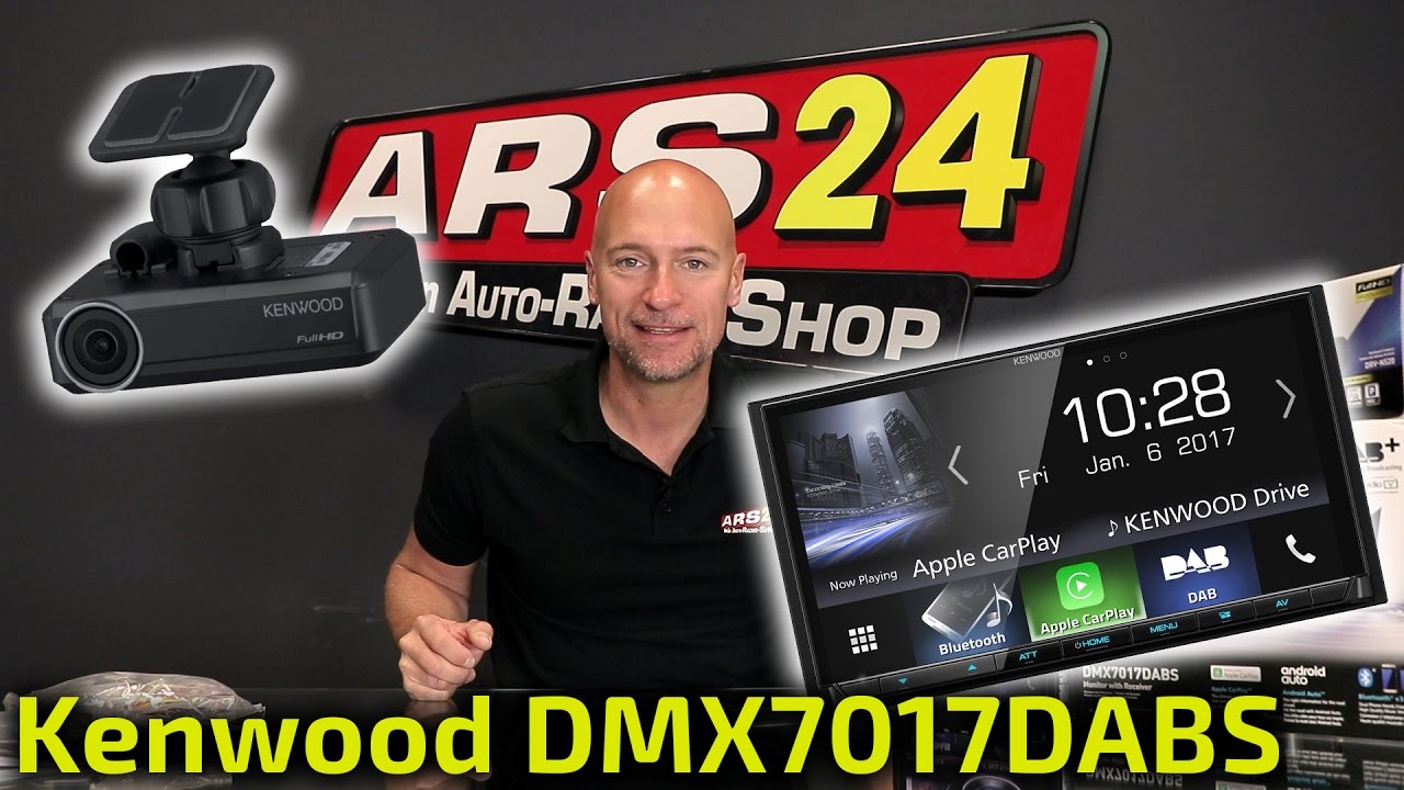 Kenwood DMX7017DABS | Autoradio mit Dashcam | Kenwood DRV-N520 | ARS24
