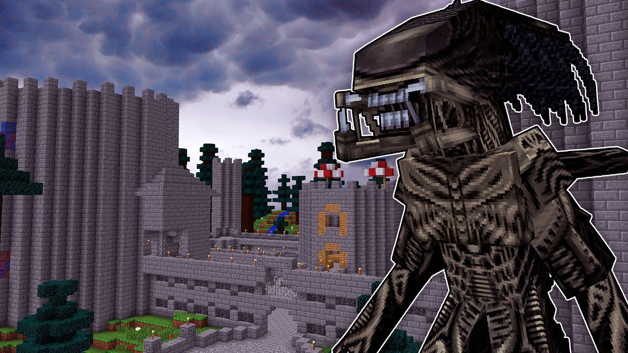 Minecraft: DEFENDA O CASTELO DE UM ATAQUE ALIENÍGENA!! ‹ C4IPIRAS ›