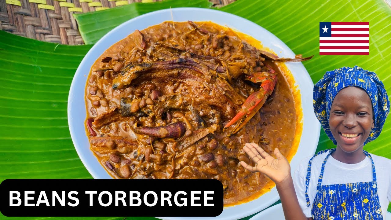 HOW TO COOK LIBERIAN BEANS TORBORGEE SOUP. #liberianfood #westafricancuisine #africanfood 