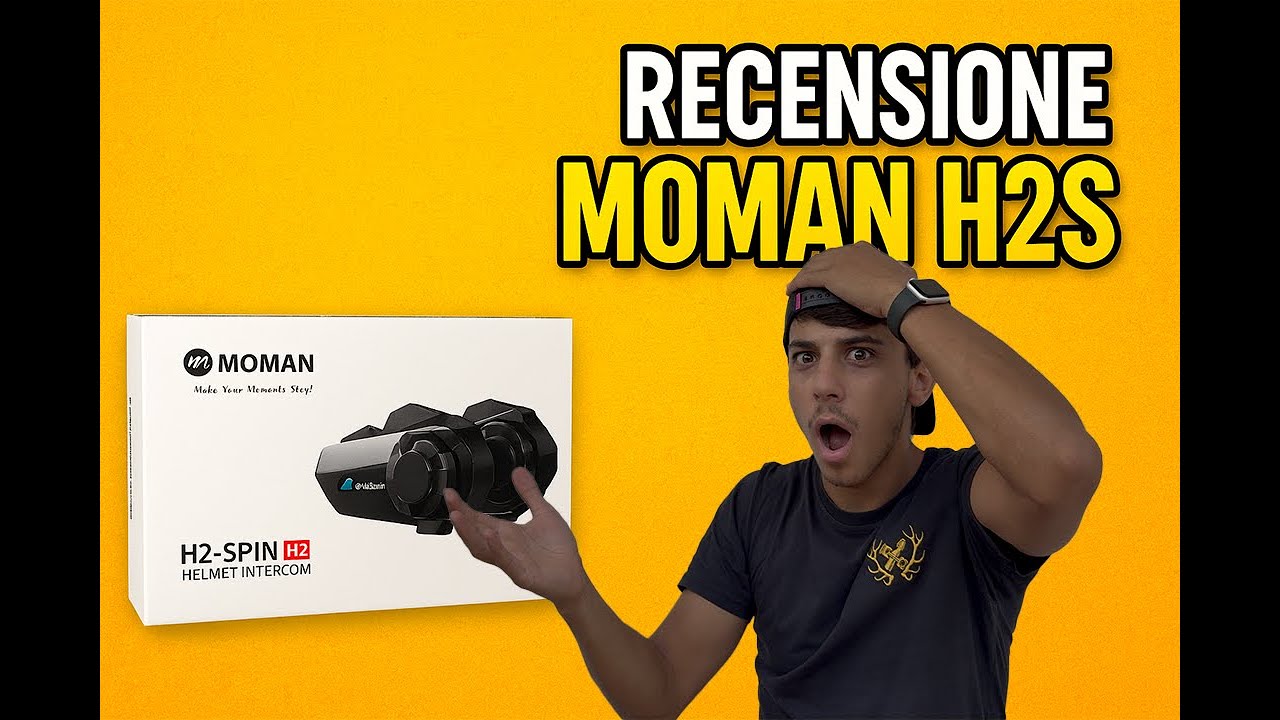 Interfono moto MOMAN H2S 👉 Vale davvero la pena? (Prova completa)