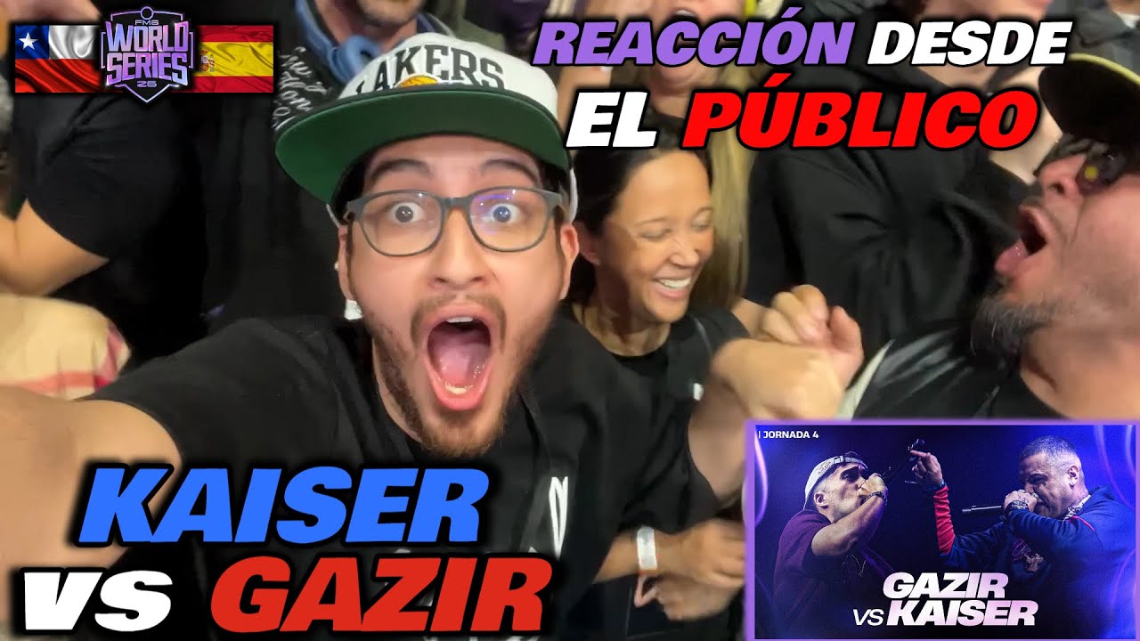 🤯 &iexcl;KAISER TRANSMITE MUCHO! - COLOMBIANOS REACCIONAN a KAISER vs GAZIR [FMS WORLD SERIES SUPERLIGA]
