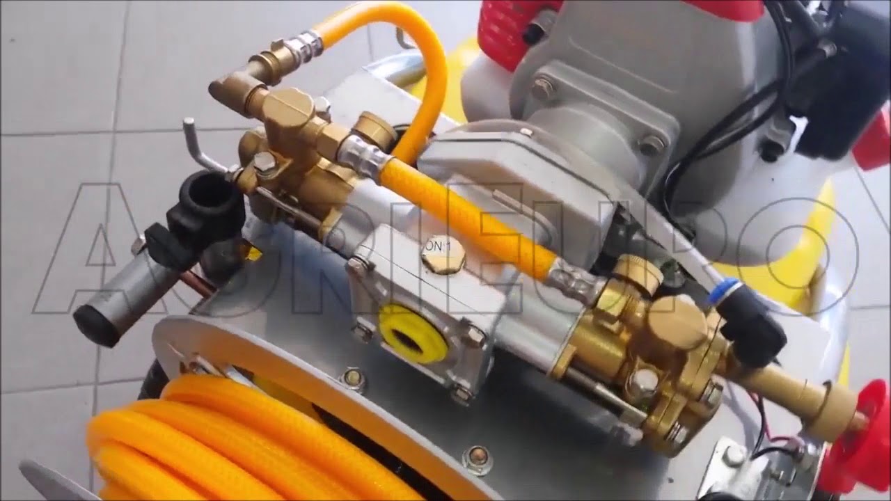 Carretilla fumigadora de gasolina GeoTech SP 320 2S ALU 2 tiempos de mezcla