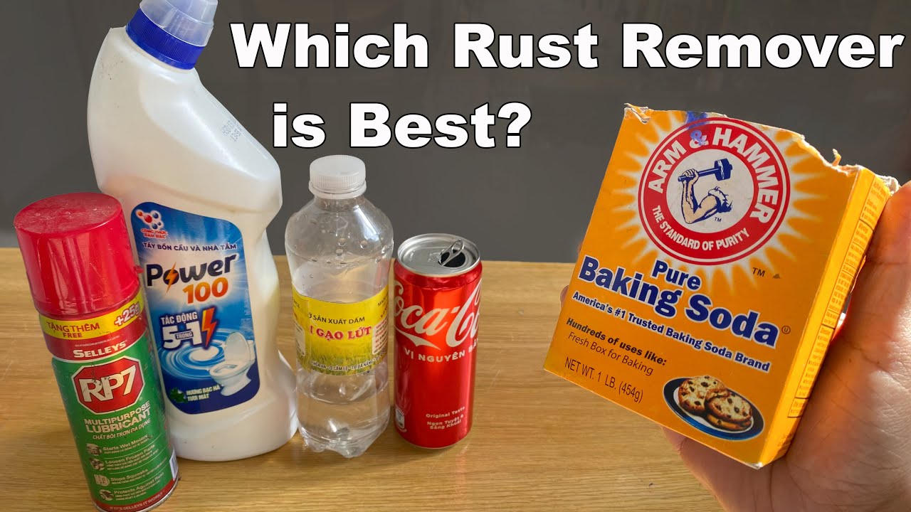 Engineer Reveals The Best Rust Remover! Rust Removal Comparison Experiment