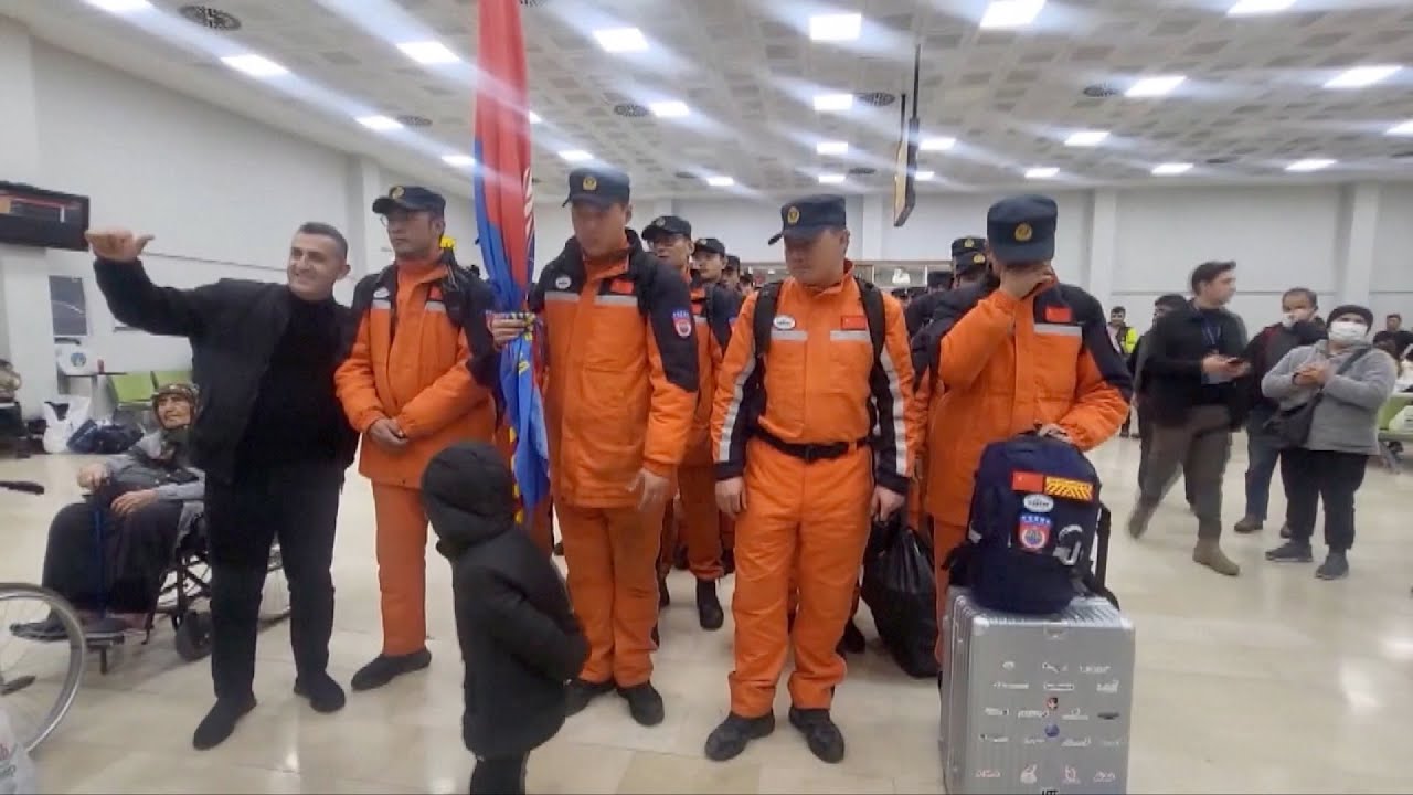 Chinese rescue team donates supplies after completing mission in T&uuml;rkiye