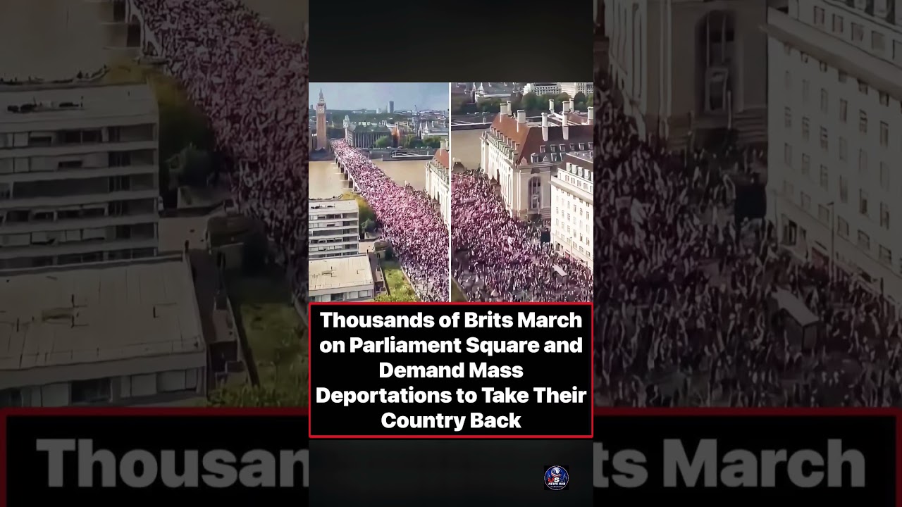 Thousands March in London Demanding Mass Deportations | UK Protest