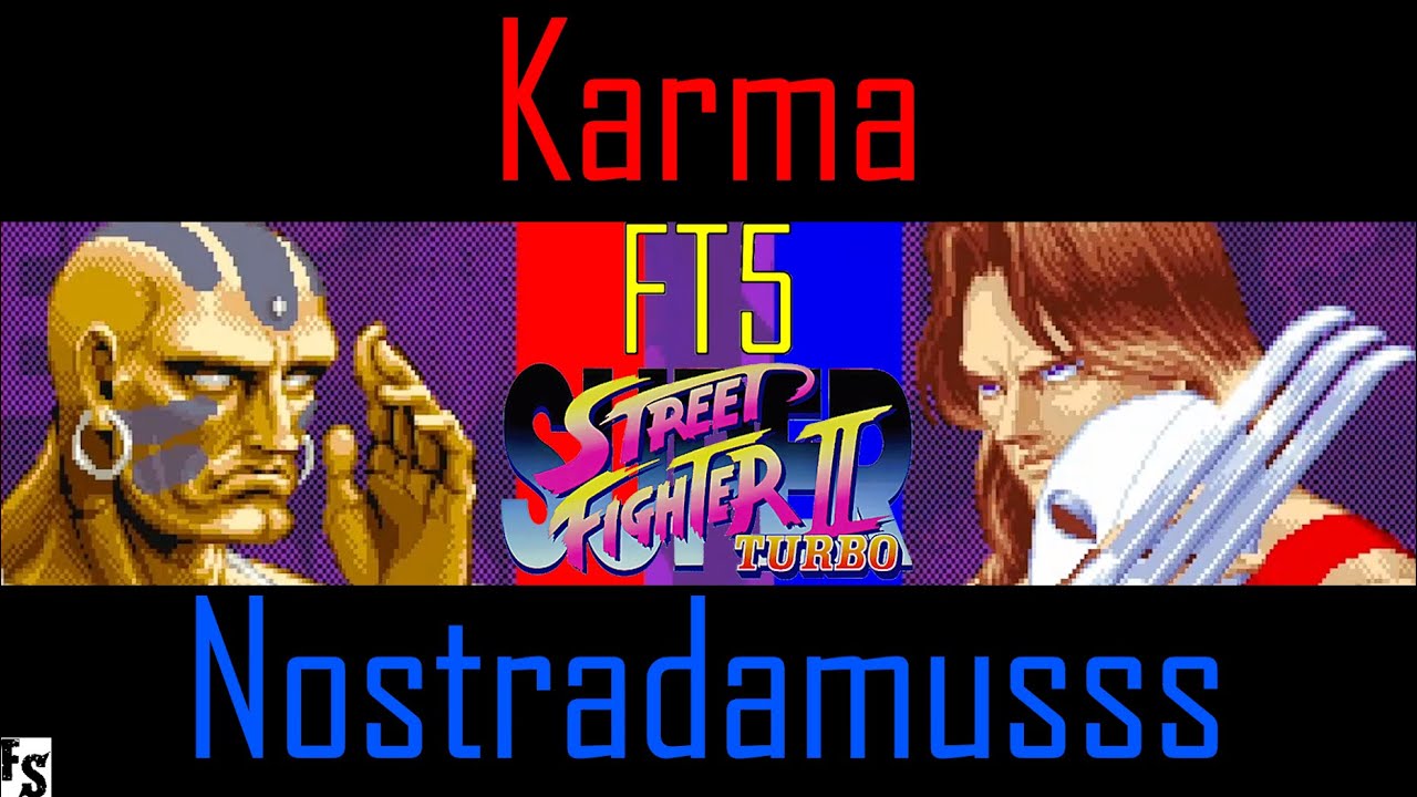 Super Street Fighter 2 Turbo - Karma [Dhalsim] vs Nostradamusss [Claw] (Fightcade FT5)