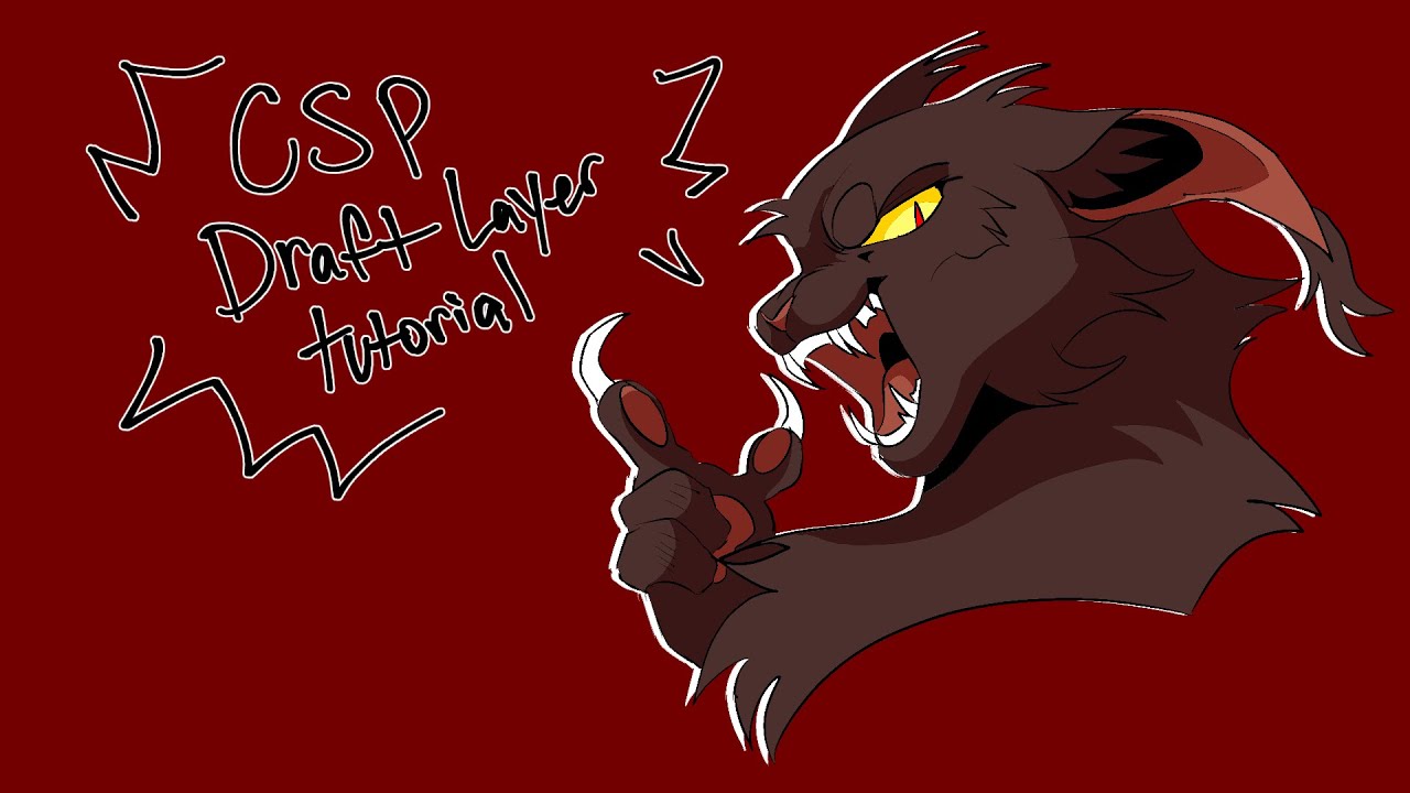 {Tutorial} How to use Draft Layers on ClipStudio Paint