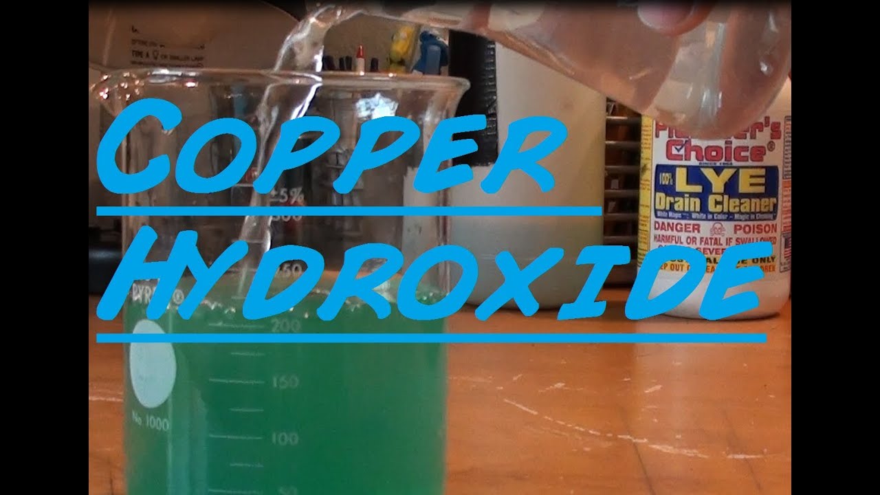 Copper Hydroxide Synthesis