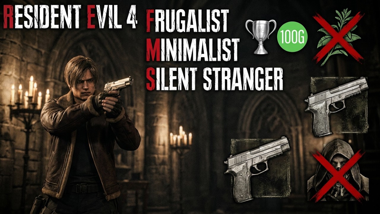 Resident Evil 4 - Frugalist, Minimalist, Silent Stranger Trophy/Achievement Guide