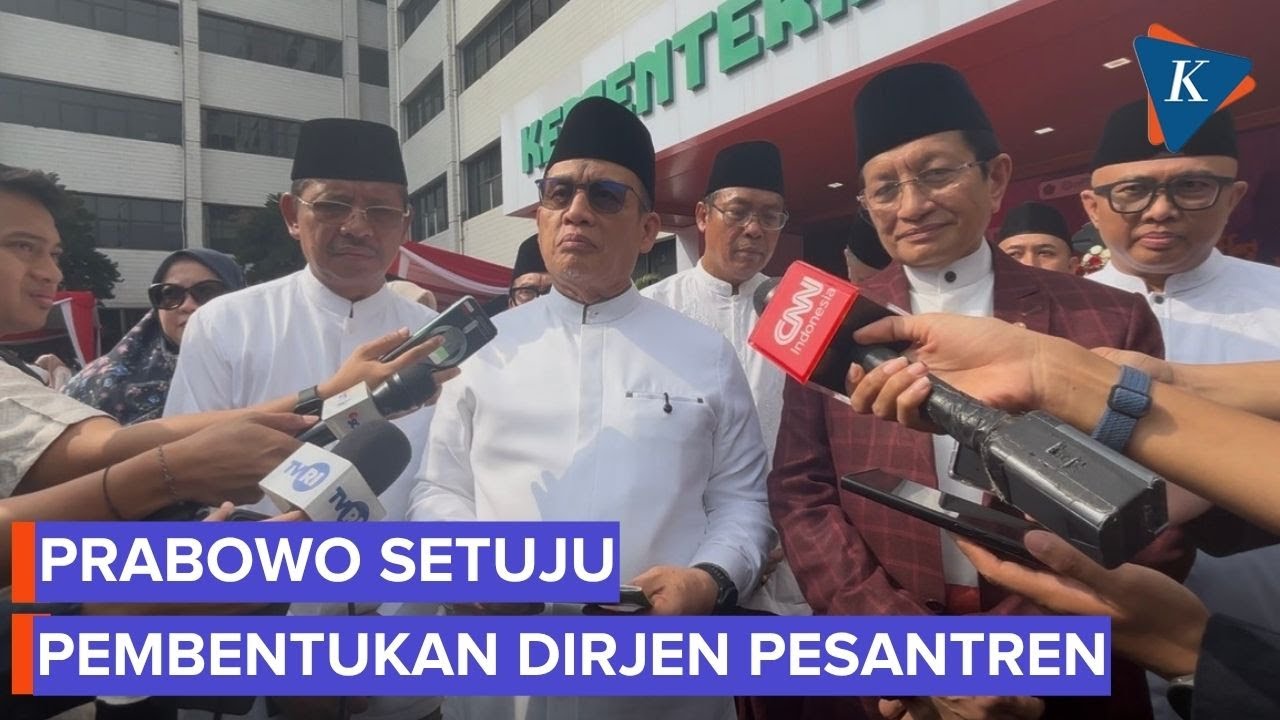 Tepat Hari Santri, Prabowo Setujui Pembentukan Dirjen Pesantren