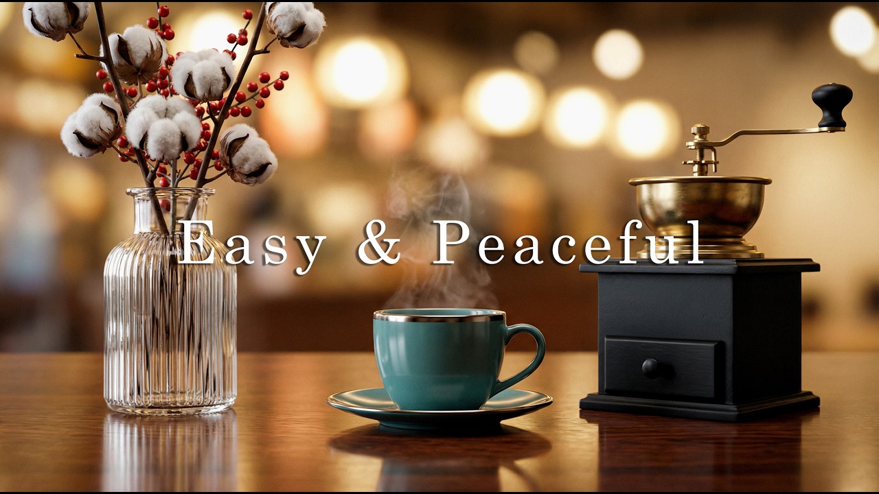 Calm & Cozy Café Atmosphere 🎹 Relaxing Piano Instrumental for Deep Relax