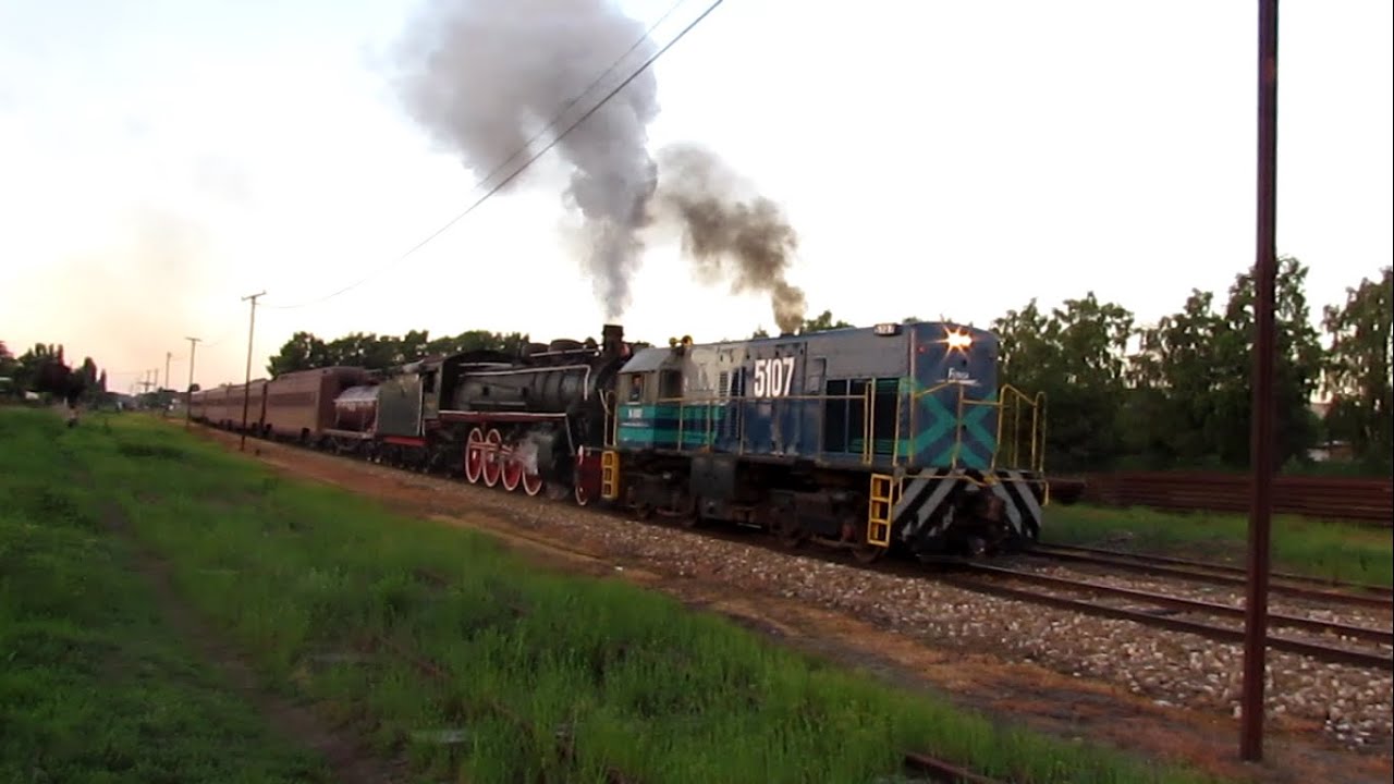 Transportando el Tren de La Araucania