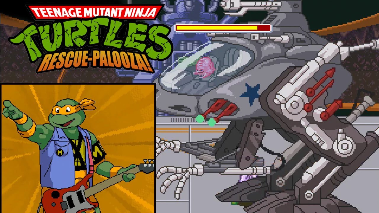 TMNT Rescue-Palooza!  (PC Fan Game) Mike Matei Live