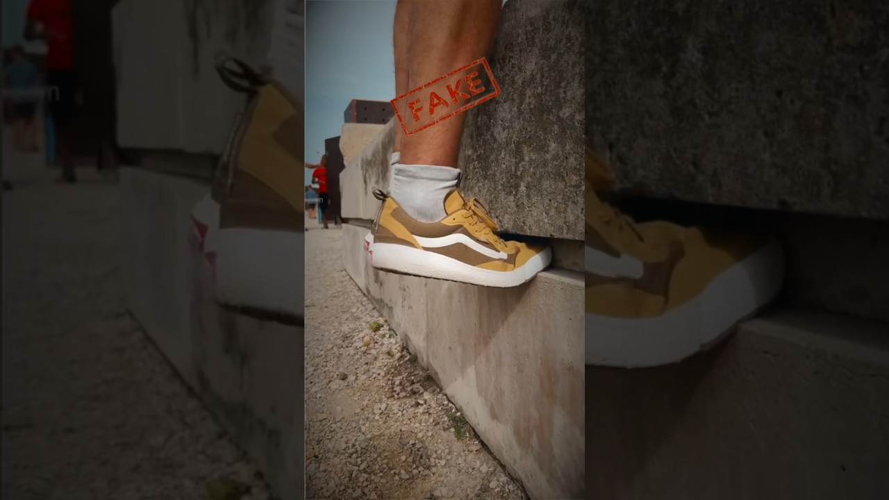 J&rsquo;avoue&hellip; cette vid&eacute;o &eacute;tait fake 😔 #shorts #fake #parkour