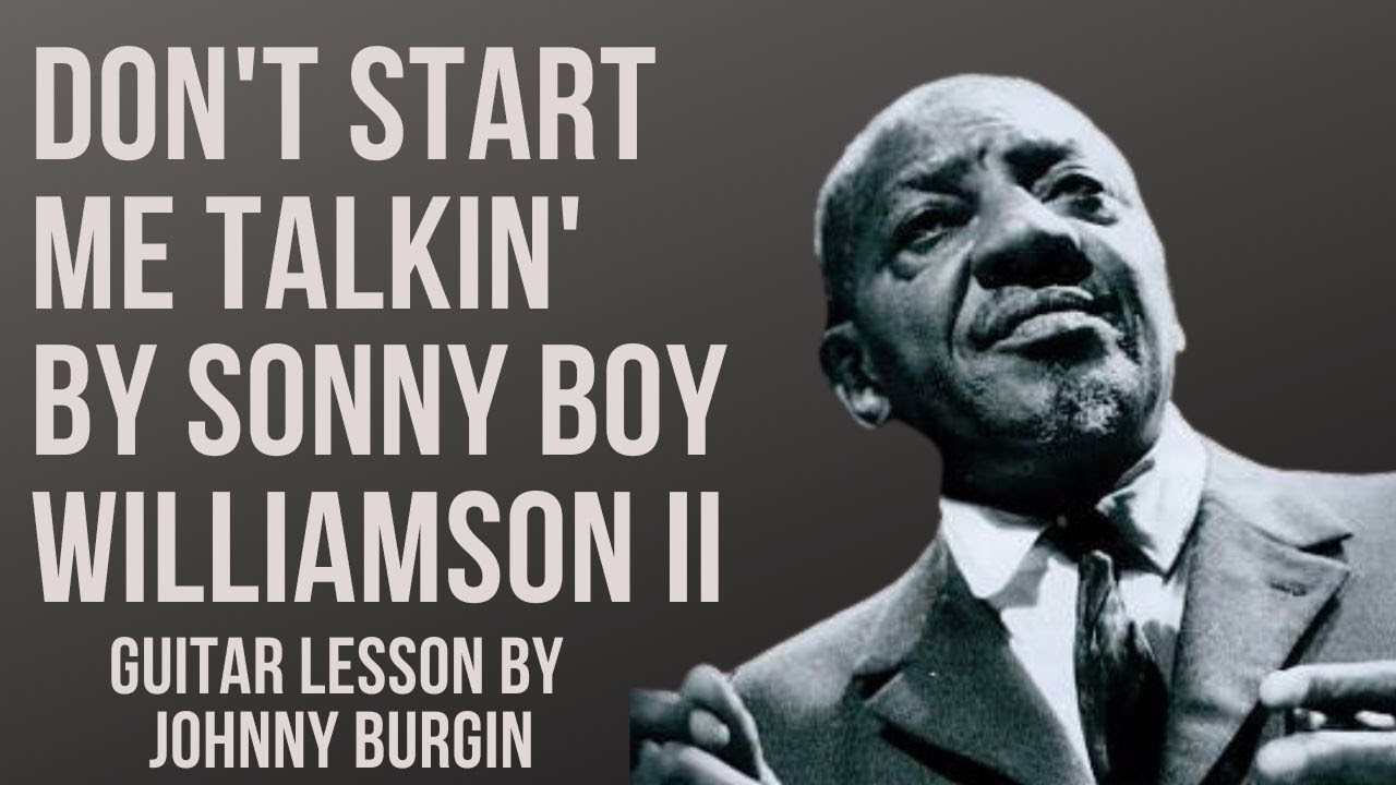Don't Start Me Talkin' Guitar Lesson
