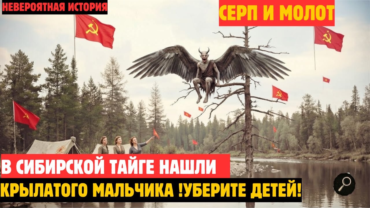 В СИБИРСКОЙ ТАЙГЕ НАШЛИ КРЫЛАТОГО МАЛЬЧИКА