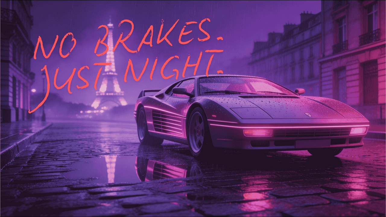 NO BRAKES. JUST NIGHT. 💜 Epic Synthwave Speed Drive (1989)