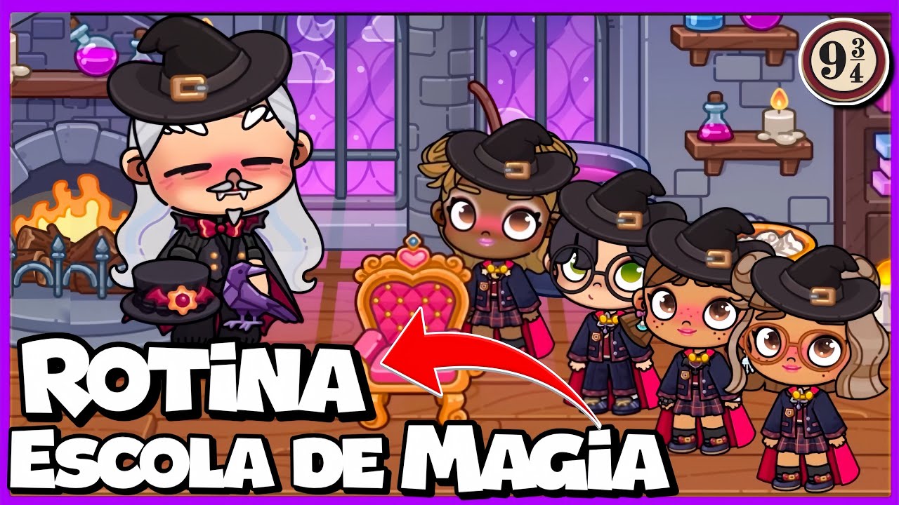 ROTINA ✨ACORDEI EM UMA ESCOLA DE MAGIA 🧙‍♀️🏰 NO AVATAR WORLD 🌍 | AVATAR WORLD ROTINAS E HISTÓRIAS 📖