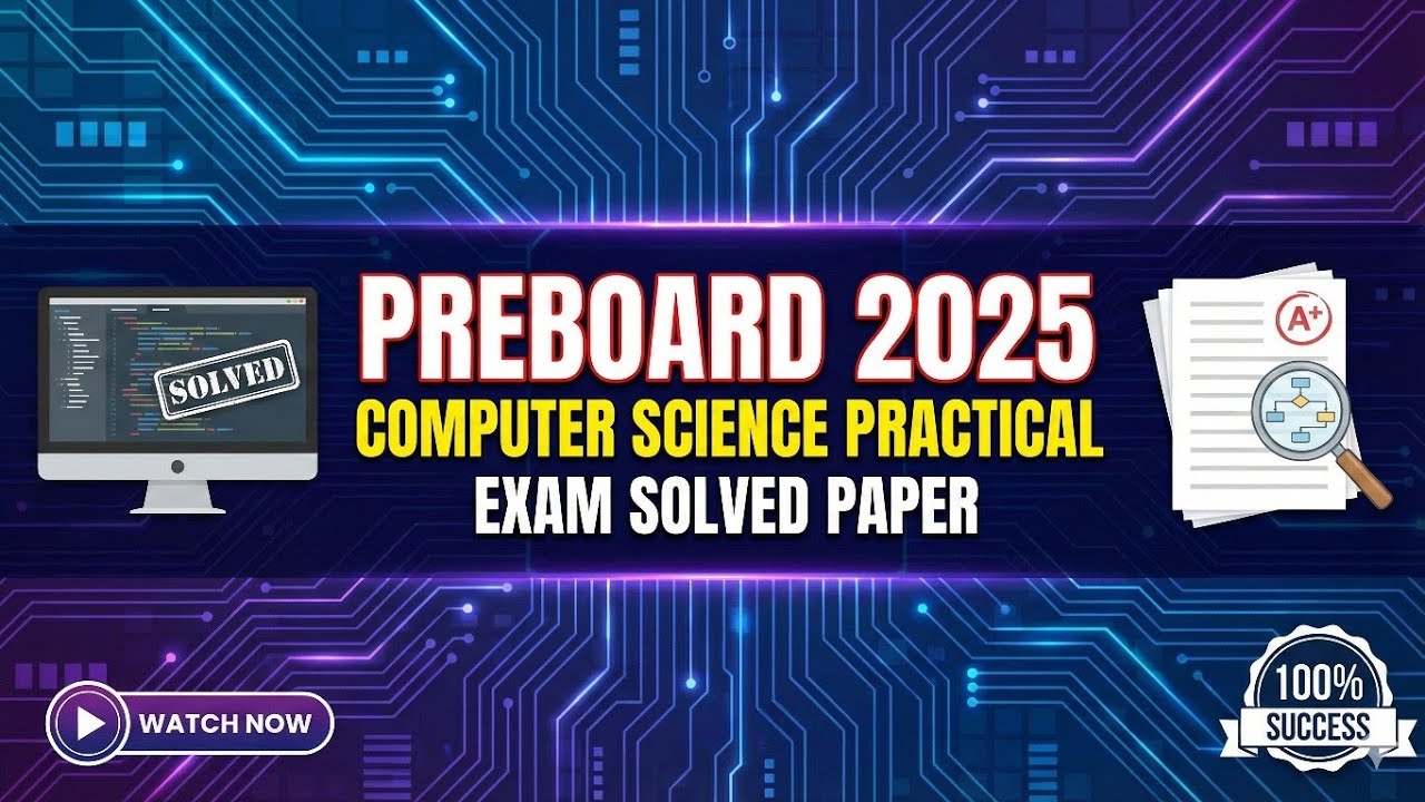 Практический экзамен по информатике Preboard 2025 | Полное решение и важные вопросы