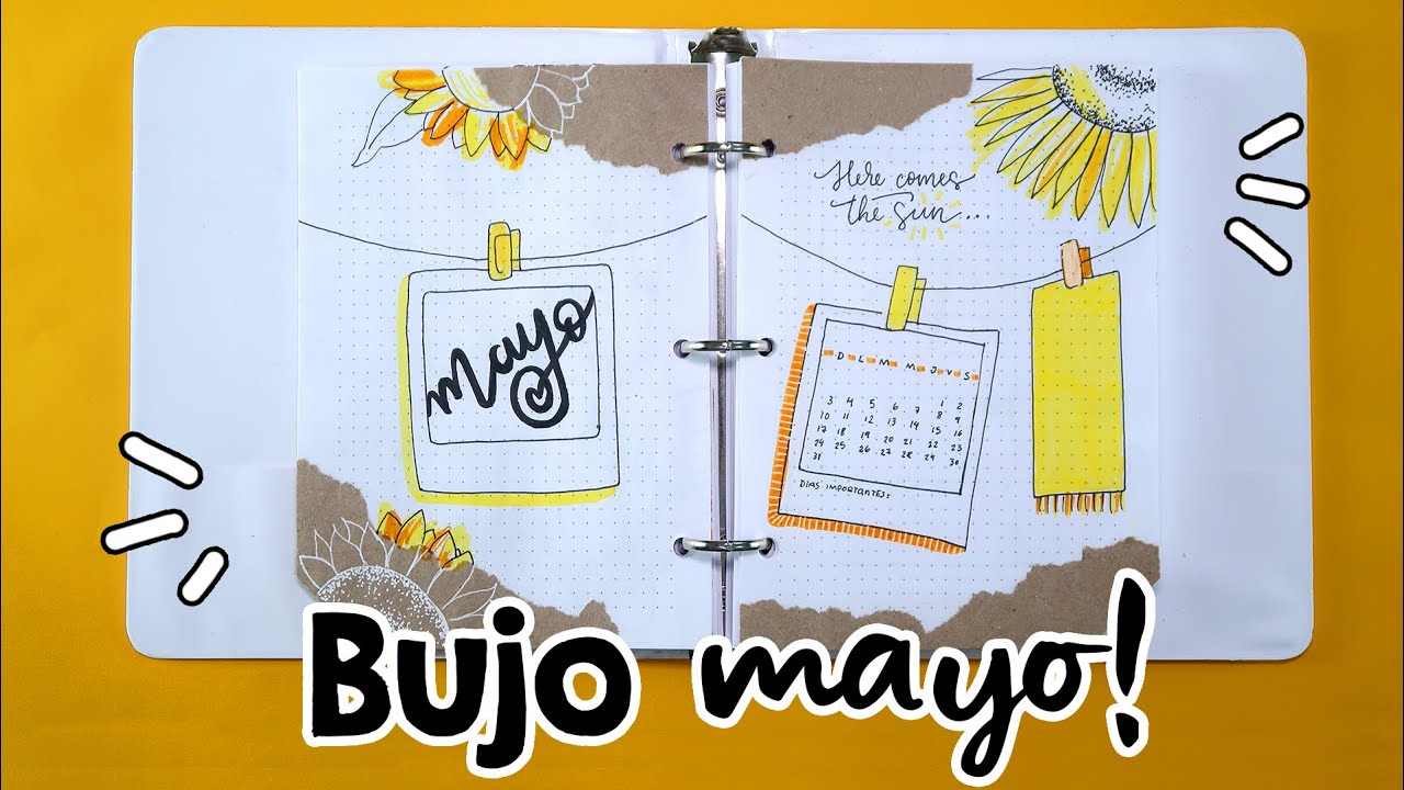 BULLET JOURNAL (Mayo) 2020! ✄ Barbs Arenas Art!