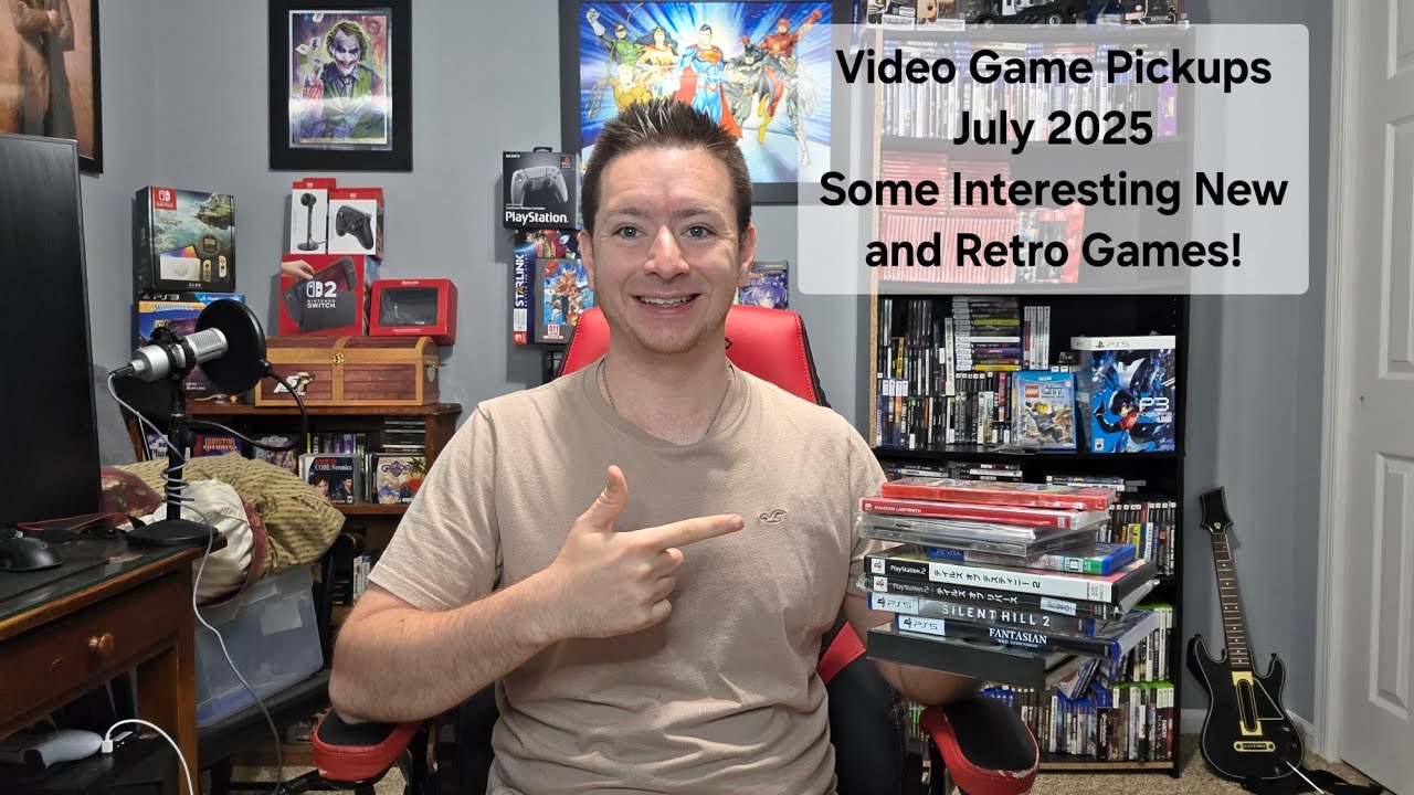 Video Game Pickups July 2025 : Some Interesting New and Retro Pickups!
