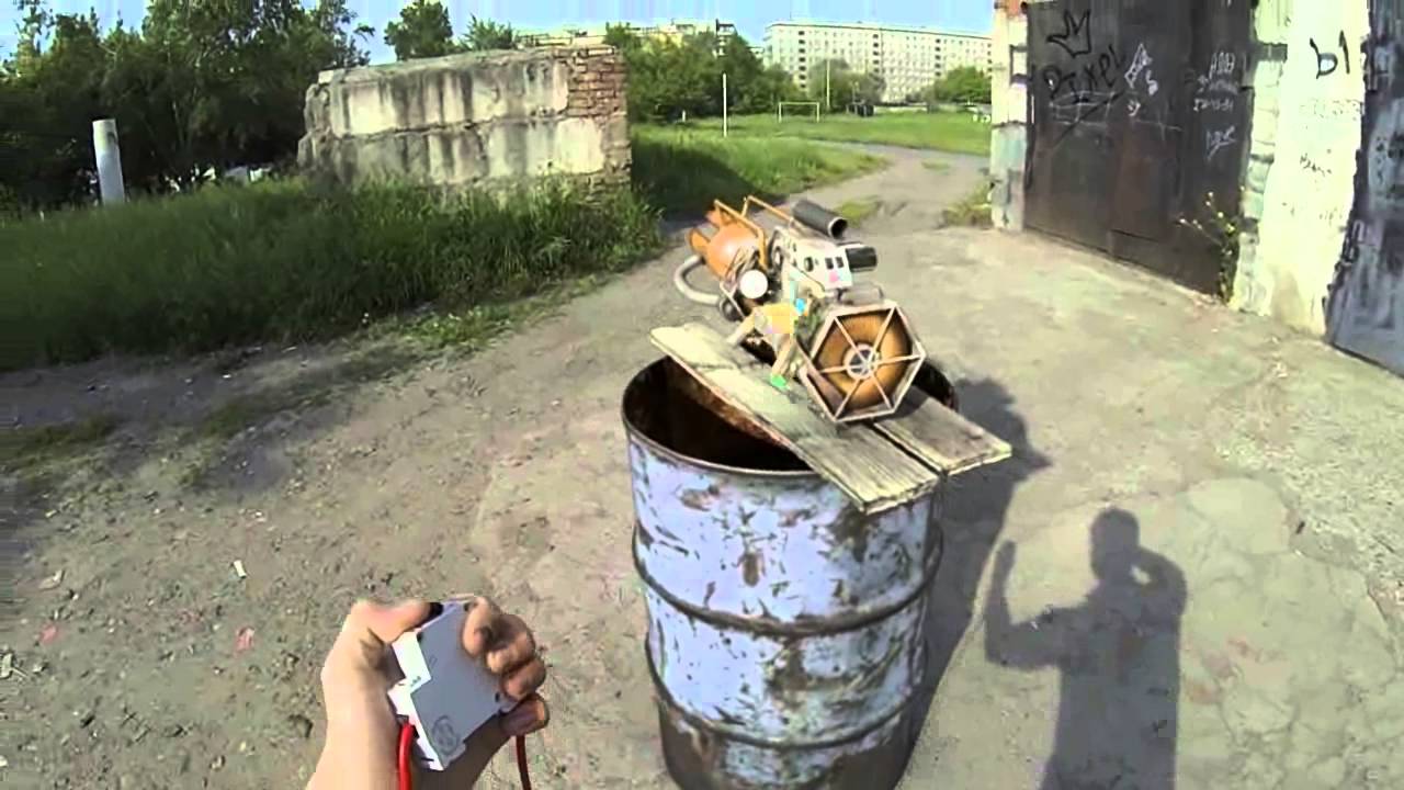 Half-life 3 TAU cannon new model  (outdoor test)