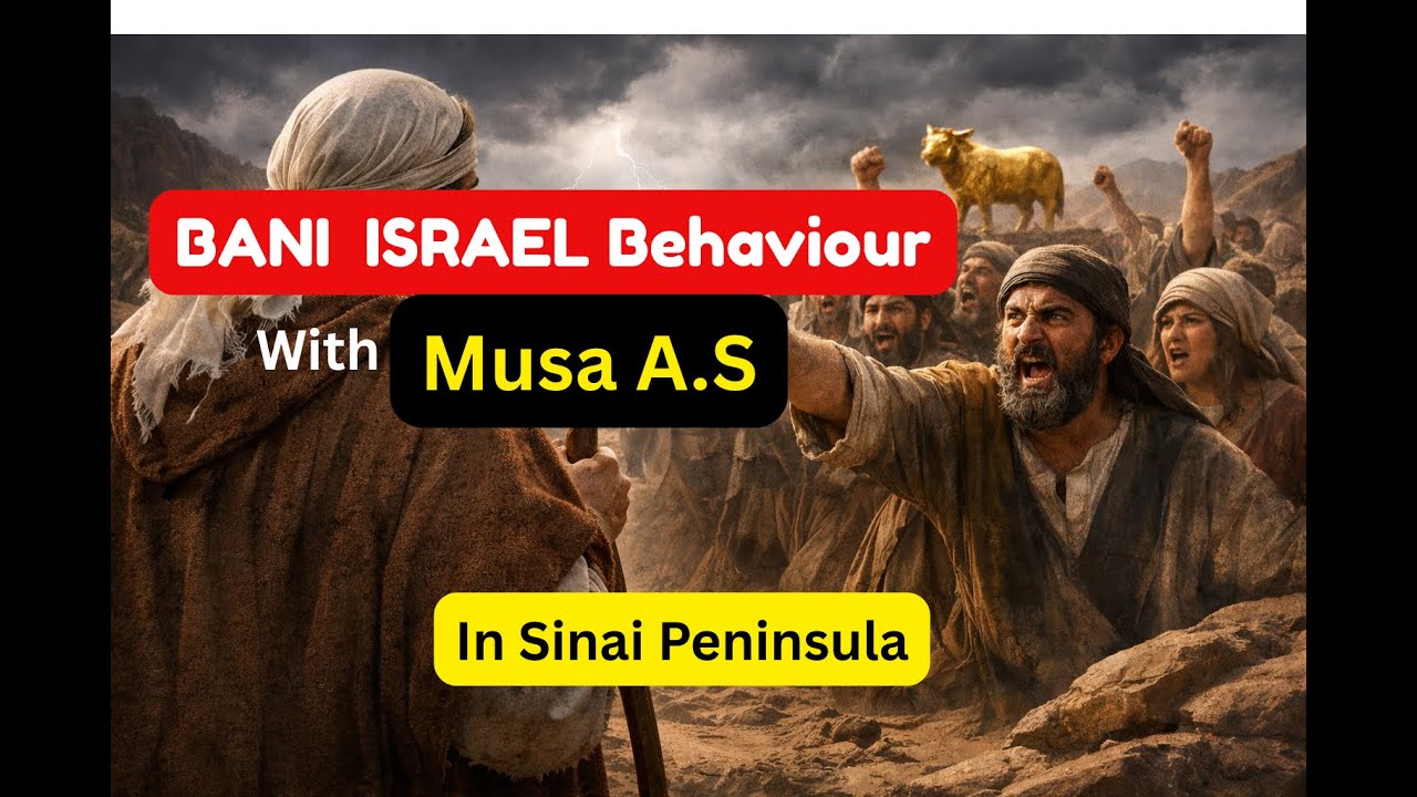 How Bani Israel Disobeyed Musa (A.S) in Sinai | Story of Musa (A.S)