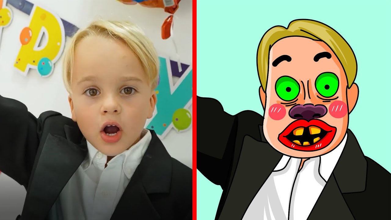 Chris & Uncle’s birthday surprises and sweet! | Funny Drawing Meme