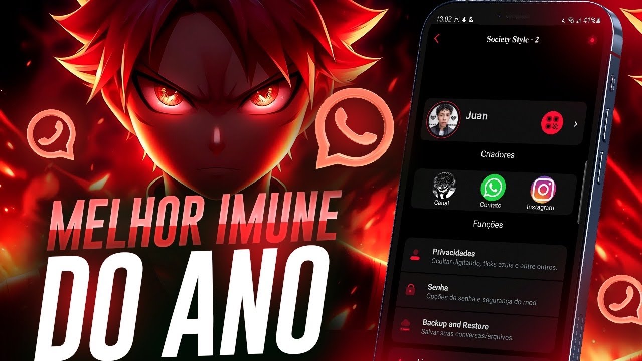 😻[LINK DIRETO] WHATSAPP IMUNE A TRAVAS PRIM&Aacute;RIO VERMELHO COM MUITAS OUTRAS FUN&Ccedil;&Otilde;ES (ZAP IMUNE)🔥🔗
