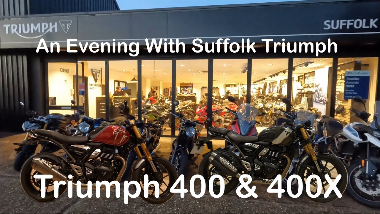 Triumph 400 Speed & Scrambler  - An Evening With Suffolk Triumph
