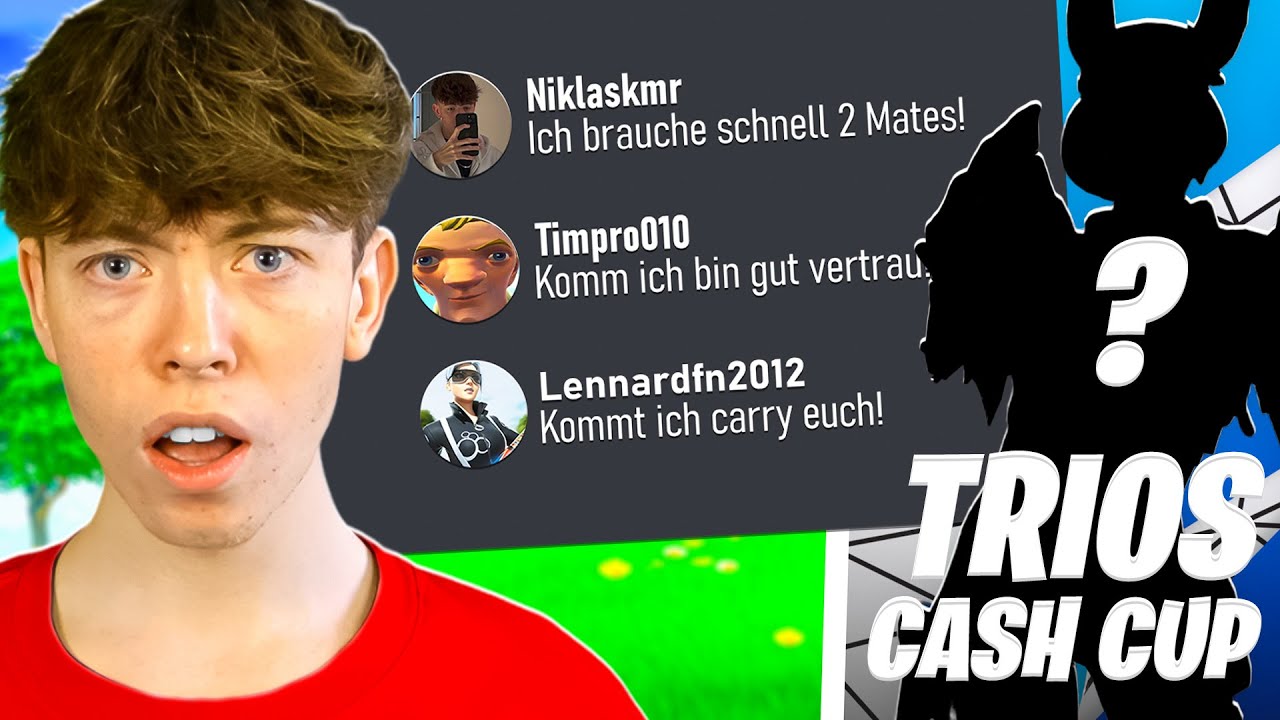 Ich WÄHLE meine TRIO MATES in FORTNITE DISCORDS aus…